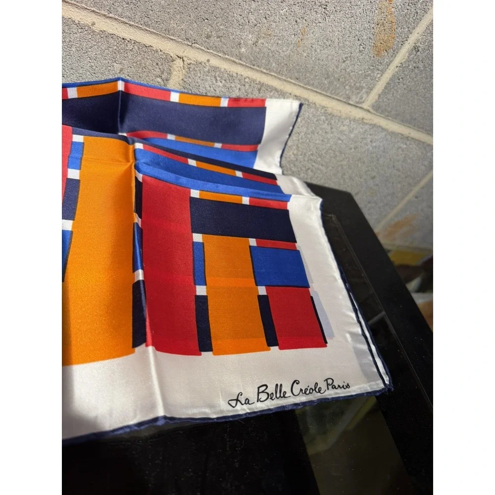 Vintage Silk Scarf La Belle Créole Paris